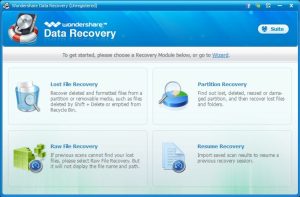 Descargar Wondershare Data Recovery Crack Full en Español Ultima Versión + Serial Key 1